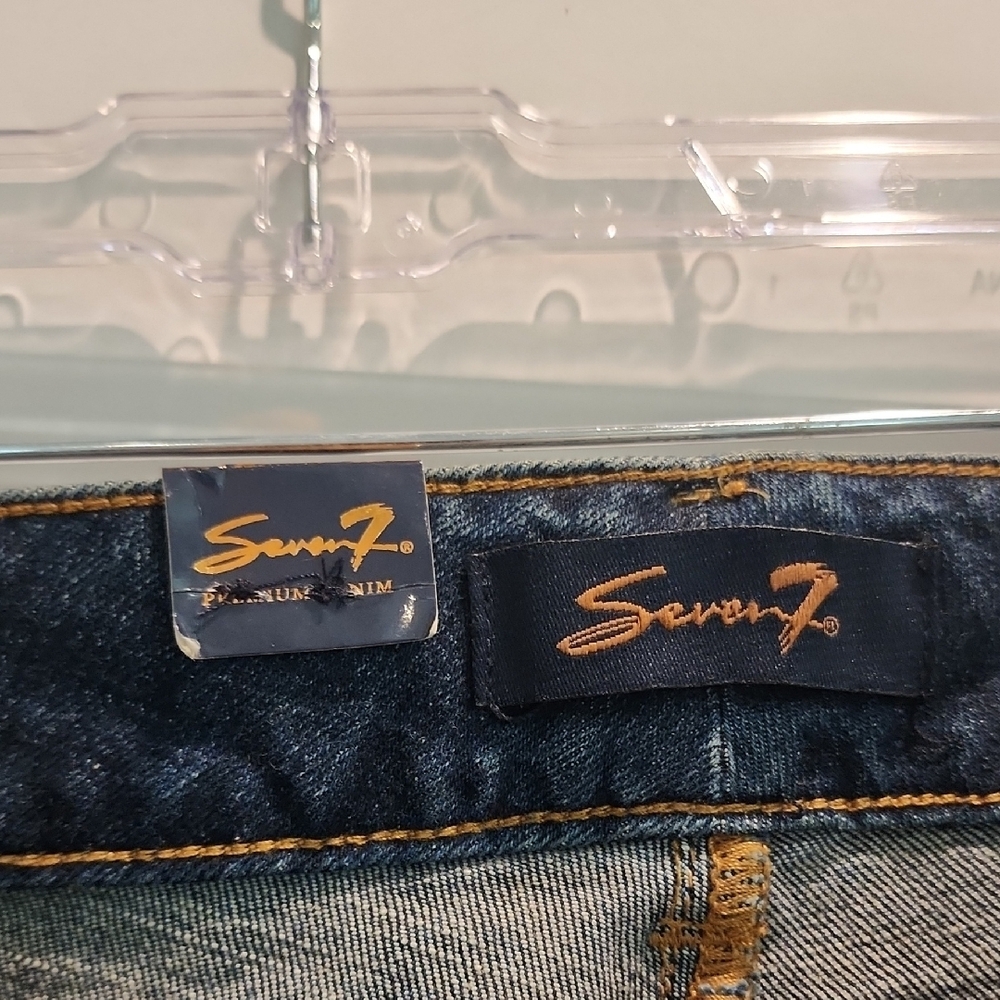 NWT Seven7 Indigo Flare Jeans SIZE 16 - Picture 3 of 15